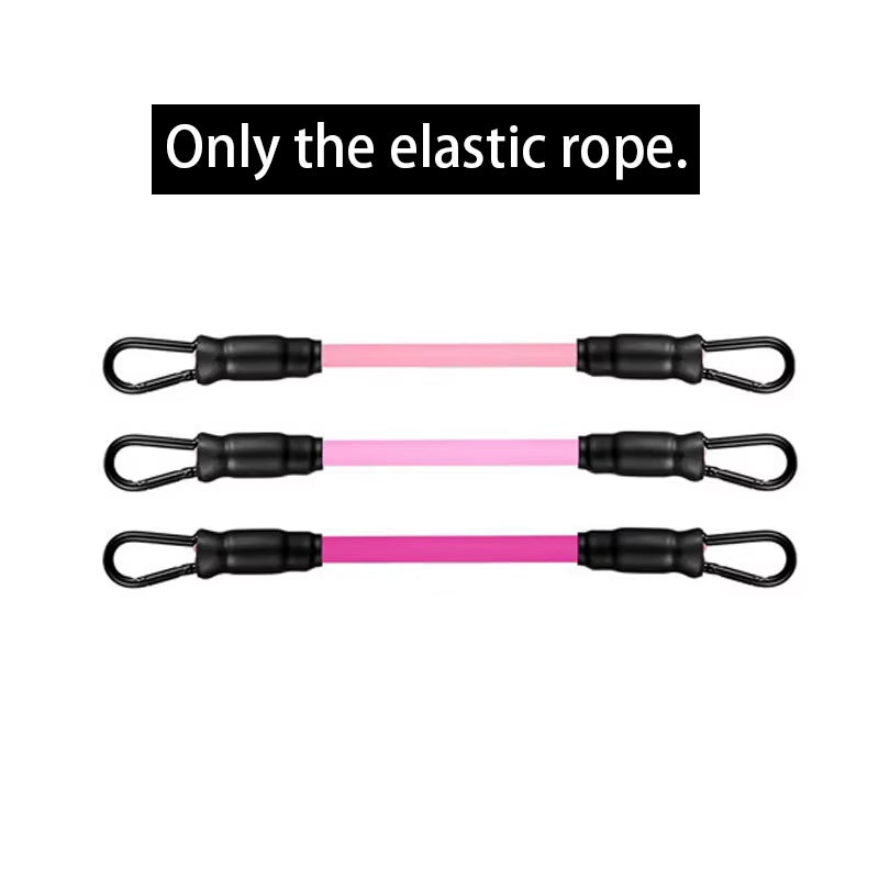 3Pcs/Set Resistance Band Pull Rope Elastic Exercise Strength TPE Material Thin Legs Buttocks Yoga Pilates Gym Fitness Equipment